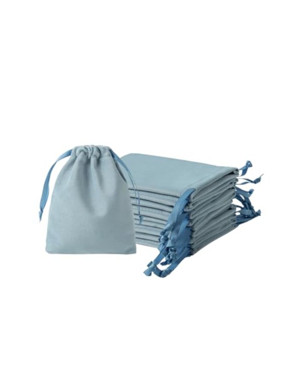 12pc Small Velvet Drawstring Bags Jewelry Pouches Wedding Party Favors